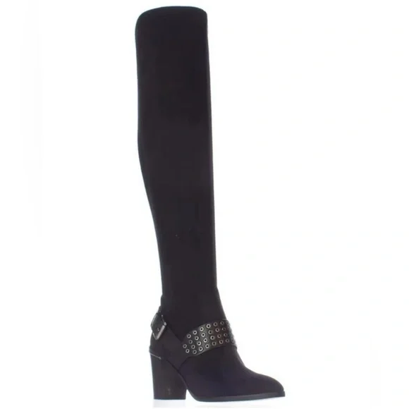 Michael Kors Thigh High Riding Boot with Strap
